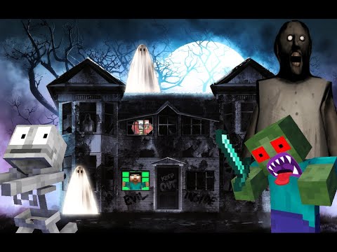 Monster School : Granny's Haunted House Challenge - Minecraft Animation