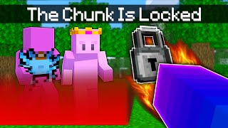 Minecraft Manhunt, But I Can Lock Chunks REMATCH...