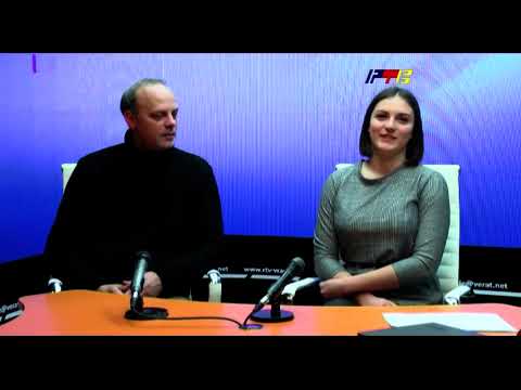 Teodora i trener Aleksandar, OK Panda, gostovanje u Jutarnjem / RTV Vranje / 15. 03. 2023.
