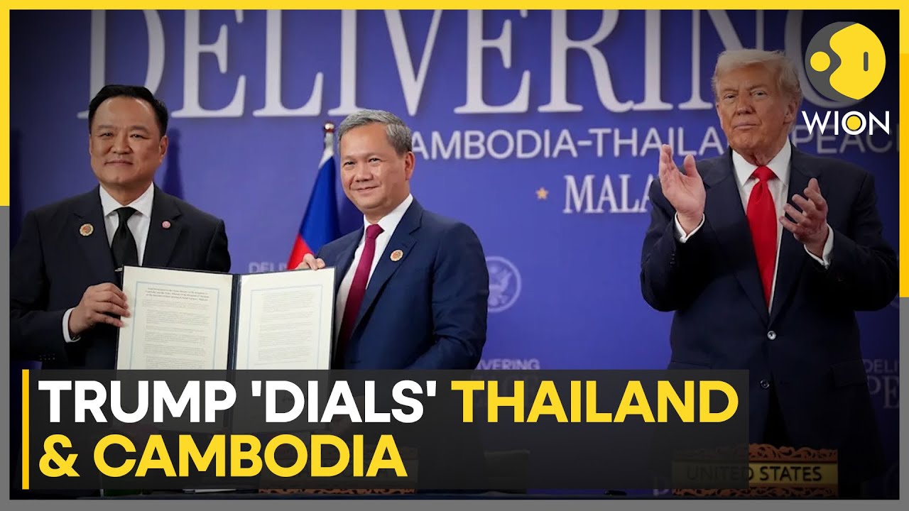 White House: US President Trump Holds Phone Calls With PMs of Thailand & Cambodia