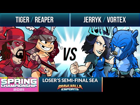 Tiger & Reaper vs Vortex & Jerryk - Loser's Semi-Final - Spring Championship 2021 - SEA 2v2