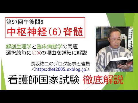 看護学科 中枢神経（6）脊髄97PM 6
