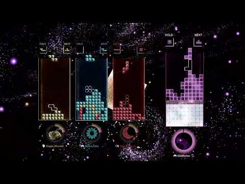 Defeating TIER9 Boss in Ranked Match (Connected vs.) - Tetris Effect Connected - Steam on laptop