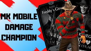 MK Mobile: Nightmare Freddy Krueger Review! The most destructive character in MK Mobile!