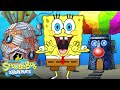 Every Time Bikini Bottom Homes were Remodeled! 🔨 | 55 Minute Compilation | SpongeBob