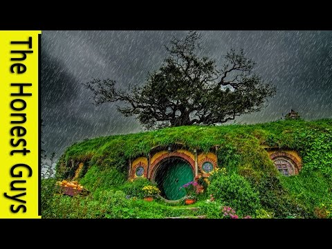 GUIDED SLEEP MEDITATION. SHELTER IN THE HOBBIT SHIRE. LOTR. ASMR