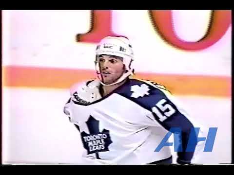 NHL Oct. 23, 1989 Toronto Maple Leafs v New Jersey Devils (R) x2 Feeds Rob Ramage v John MacLean (R)