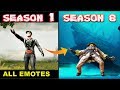 Evolution of Season Dances in PUBG MOBILE (Season 1- Season 8) Pubg Mobile All Dances Season 1 to 8