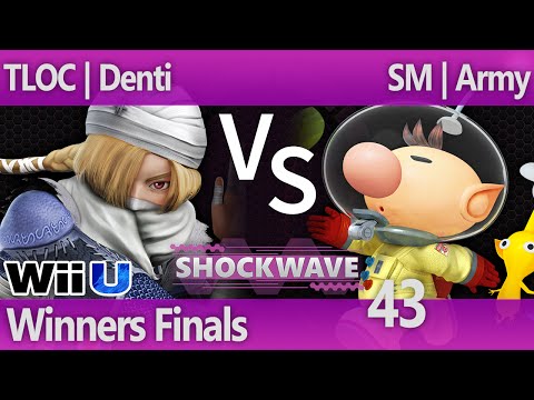 SW 43 Smash 4 - TLOC | Denti (Sheik) vs SM | Army (Olimar, Dr. Mario) - Winners Finals