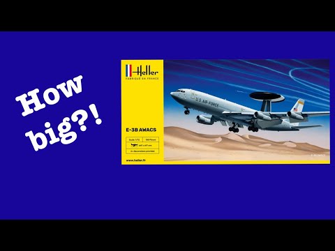 The Heller 1/72 E-3B AWACS… How BIG is this kit?!