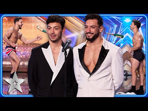Messoudi Brothers UNDRESS while JUGGLING | Unforgettable Audition | Britain's Got Talent