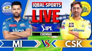 Chennai vs Mumbai Live Scores & Commentary | IPL Live 2023 | CSK vs MI Live Match Today, Last 10 Ov