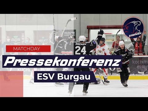 EisbärenTV // Pressekonferenz ESV Burgau vs. EV Pfronten