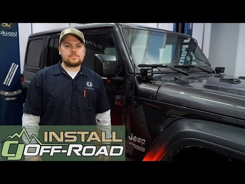 Jeep Wrangler JL Rugged Ridge Radio Antenna Reflex 15" Black Installation