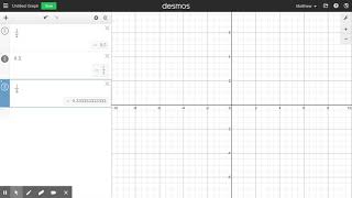 Desmos Graphing Calculator Features: Converting Between Fractions and Decimals