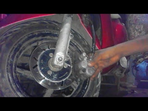 تغيير تيل فرامل امامى فيدل ٢