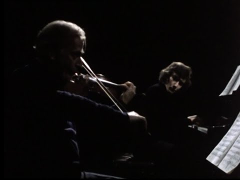 YEHUDI MENUHIN. B. Bartok - Contrasts [Thea King, clarinet. Jeremy Menuhin,  piano] 1972
