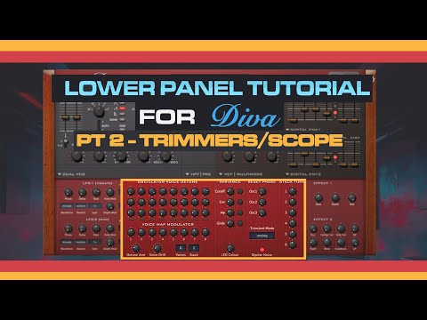DIVA Lower Panel Guide -  "Trimmers and Scope" pt 2/3