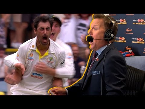 Triple M's Call Of Mitchell Starc Bowling Rory Burns First Ball | Triple M Cricket