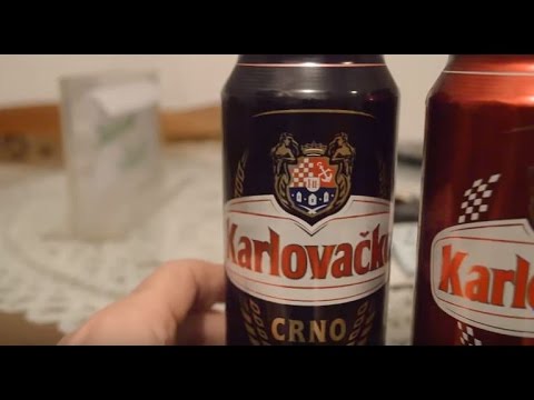 Karlovacko Lager vs. Karlovacko Crno... Croatian Beer