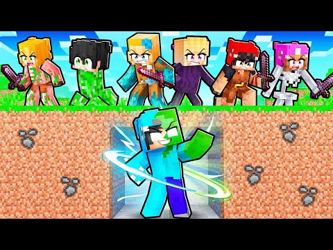 HUNTERS vs SHAPESHIFT SPEEDRUNNER In Minecraft!