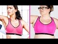 Women Test The Fit Of Sports Bras
