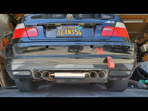New Exhaust Setup - BMW E46 M3