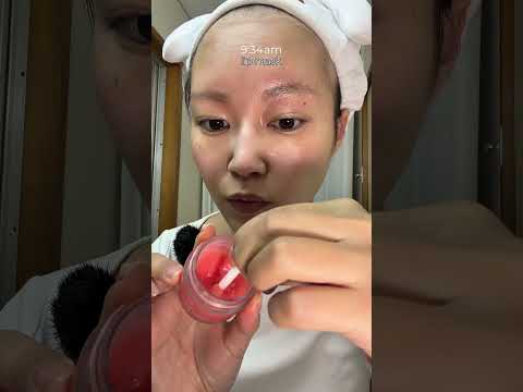 お仕事前のモーニングルーティン🐣💭 とにかく時短したいので、泡洗顔・ミスト化粧水・デイクリームは必須です！🔥　#skincare#asmr