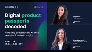 DPP decoded: Navigating EU regulations with live examples and strategi