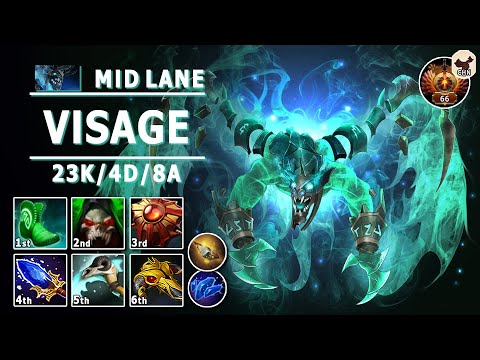 Visage Mid Lane | 7.32b | Pos 2 Visage Play | Dota 2 Immortal Gameplay