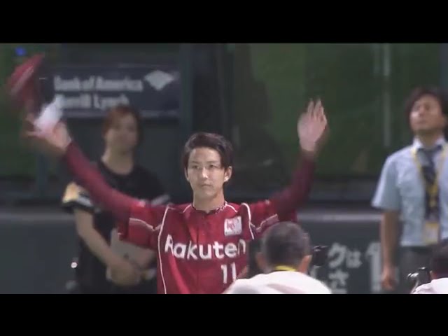 イーグルス・岸投手ヒーローインタビュー 2017/7/12 H-E