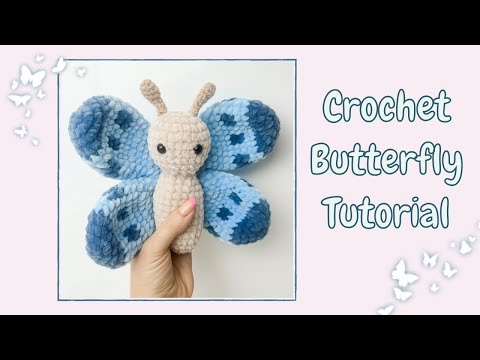 Easy Crochet Butterfly Tutorial | Free Amigurumi Animal Pattern for Beginners