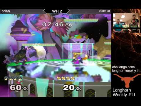 Longhorn Weekly  11 - Brian (Fox) vs Boamba (Marth)