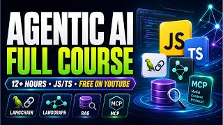 I'm Launching a 12+ Hour JS/TS Agentic AI Course on YouTube | LangChain, LangGraph, RAG, MCP