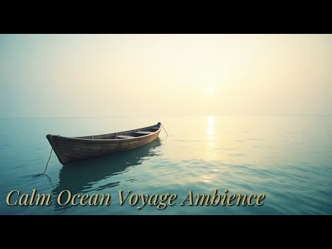 Calm Ocean Voyage — Open Ocean Waves & Subtle Boat Creaks (No Music) | 2 Hours Ambience