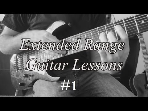 8 String Guitar Lesson #1 - Clean Chordal Melody - Girl from Ipanema