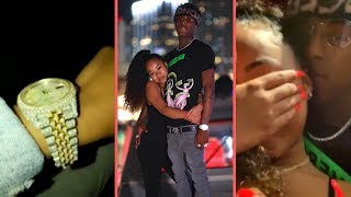 NBA YoungBoy and His Girlfriend &quot;Yung Blasian&quot; Jonai On Thanksgiving Vacation + YB Buys Her A Watch