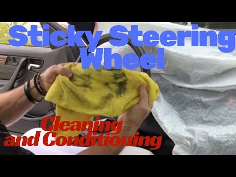 how to clean a sticky steering wheel, How do you remove sticky residue from a steering wheel?, How do you clean a sticky leather steering wheel?, How do you clean a grimy steering wheel?, explanation and resolution of doubts, quick answers, easy guide, step by step, faq, how to
