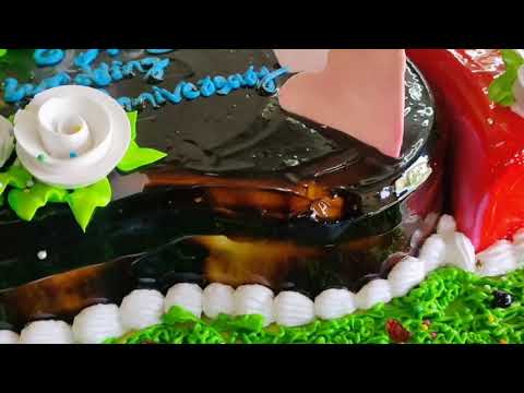 #doubleheart ❤️🖤cake cool cake 4kgs