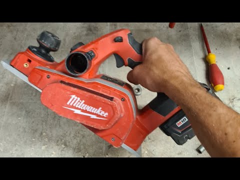 How to repair a Milwaukee M18 PB Planer with a stiff motor.