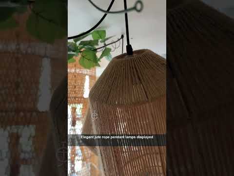 Abaca Rope Chandelier: Premium Handcrafted Lighting for Bulk Export