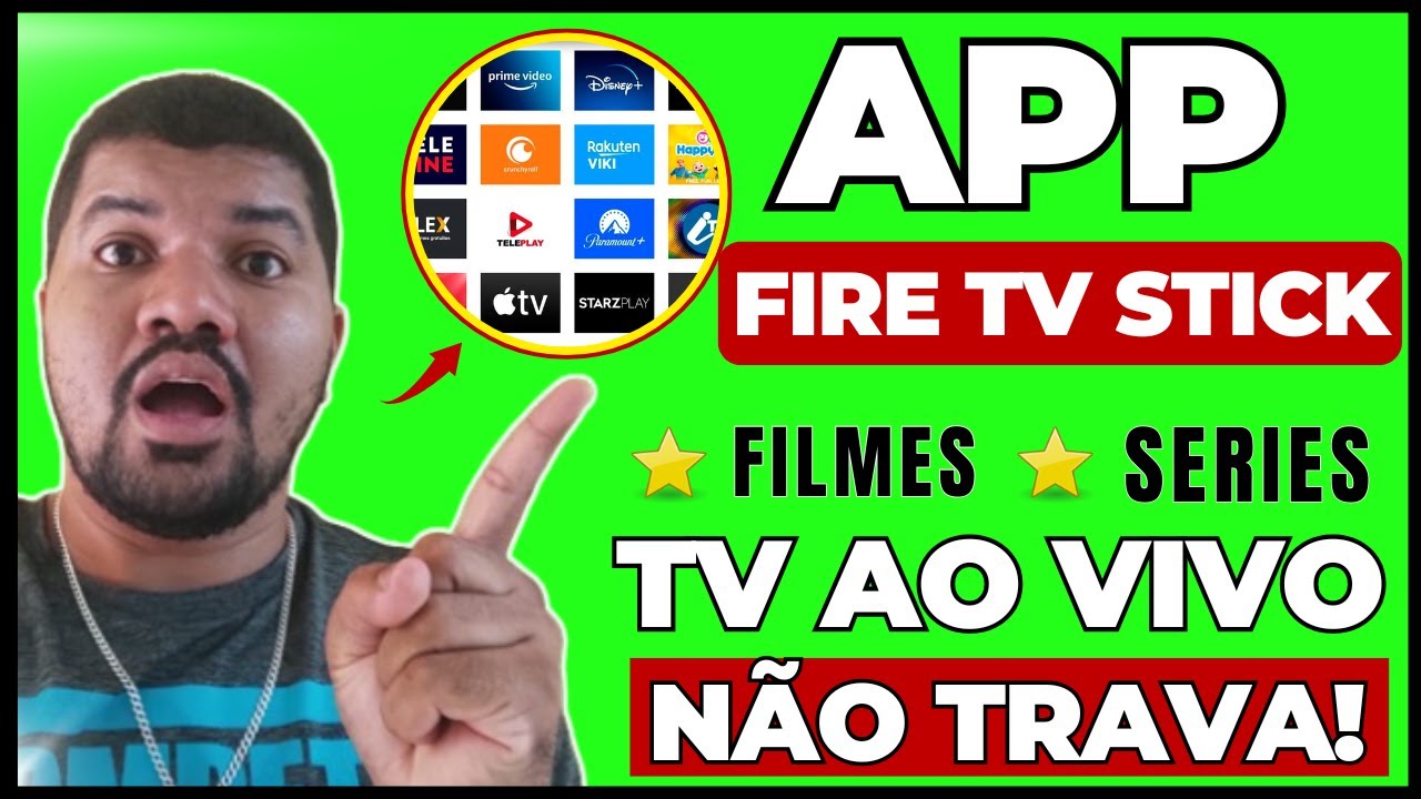 MELHOR APP PARA FIRE TV STICK (ATUALIZADO) APP COMPLETO PARA USAR NO FIRE TV STICK COM CONTEUDOS