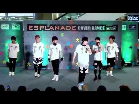 140517 Bullet Proof cover BTS - Concept Trailer + N.O @Esplanade Cover Dance Contest (Audition)
