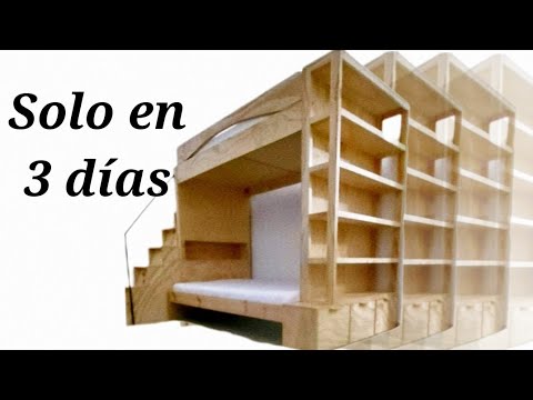 CAMAROTE MULTIFUNCIONAL 😱(lo hice en 3 días)