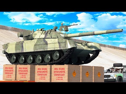 BIG BANG!  Dynamite VS every CAR! - Beamng Drive | CrashTherapy