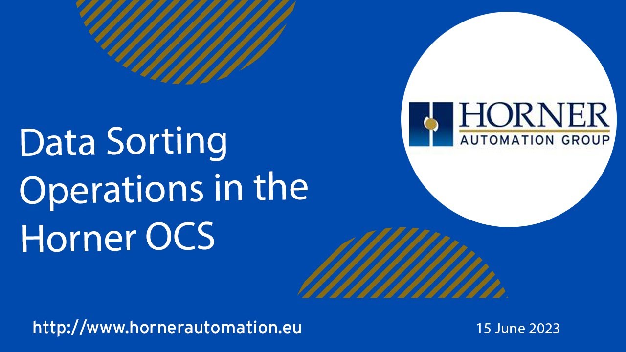Data Sorting Operations in the Horner OCS