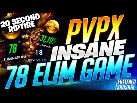 Rank 1 Junkrat "PVPx" Gets 78 ELIMS & 20 SECOND TIRE!!