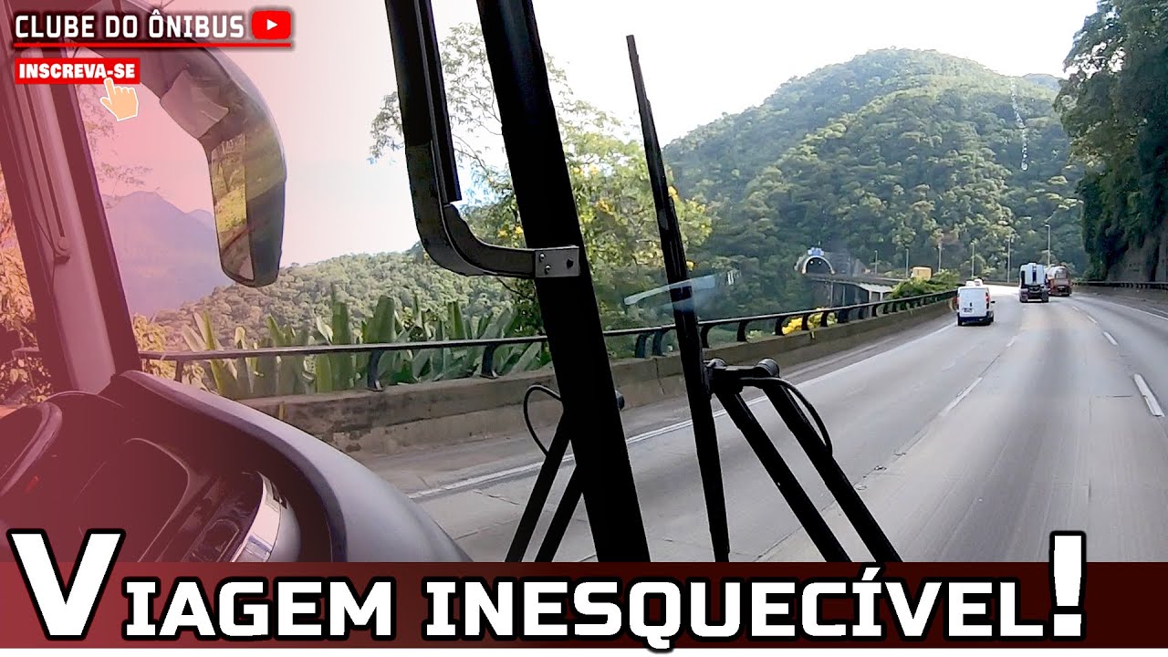 VIAGEM ENTRE SANTOS E SÃO PAULO | A BORDO DE UM ÔNIBUS.. A PAISAGEM DA SERRA DO MAR É LINDA