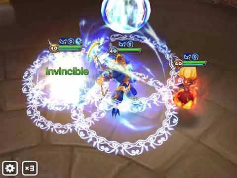 [Summoners War] Mei Hou Wang VS Xing Zhe, Ritesh and Velajuel