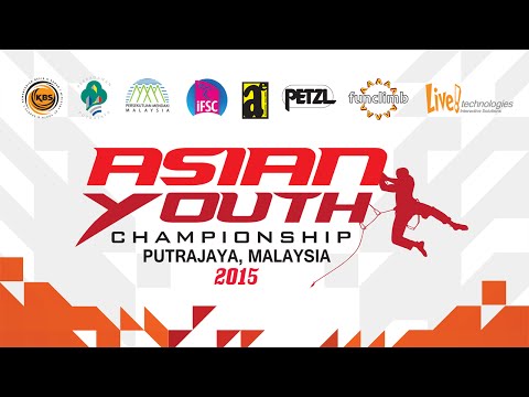 Asian Youth Championships Climbing 2015 - Day 1 Afternoon